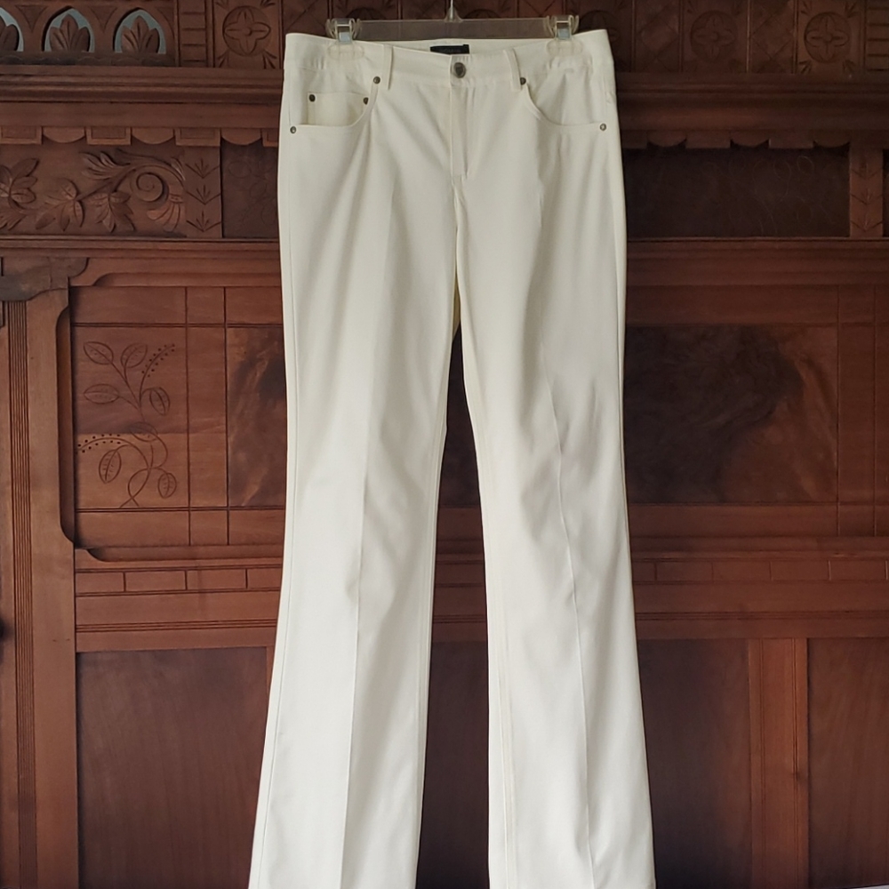 Woman Brand Off White Pants Slacks 4